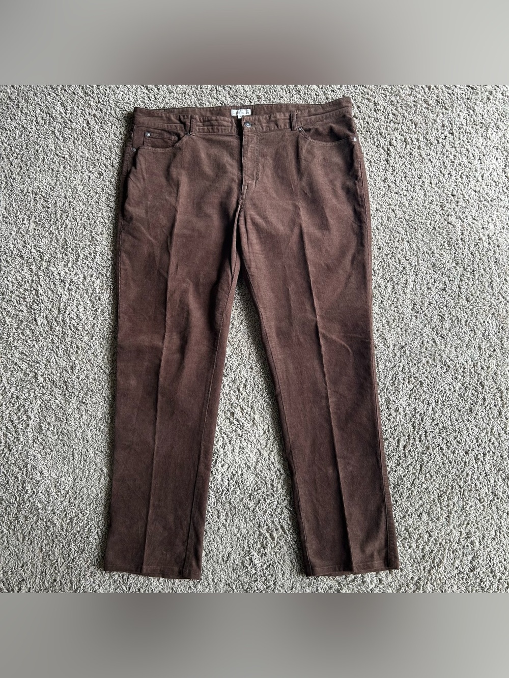 Peter Millar Pants Mens 42x33 Brown Bullet Superior Soft Corduroy 5 Pocket Golf